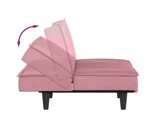 Sofa-Lova, Rožinės Spalvos, Aksomas