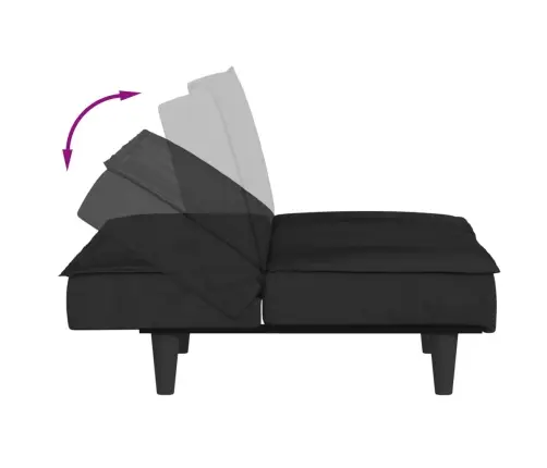 Dīvāngulta, Melns Samts Vidaxl