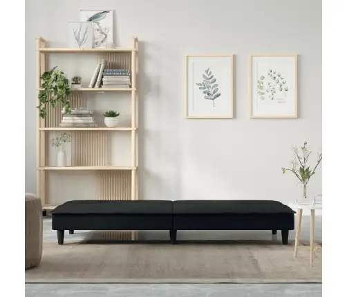 Dīvāngulta, Melns Audums Vidaxl