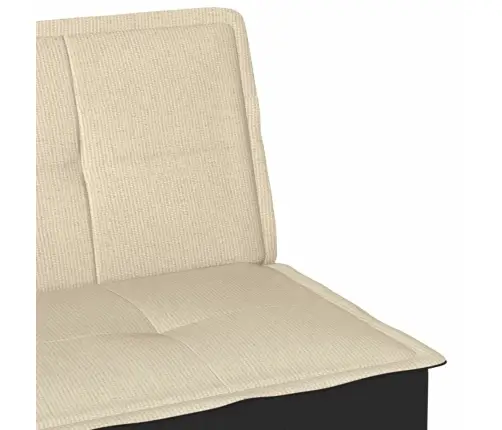 Dīvāngulta, Krēmkrāsas Audums Vidaxl