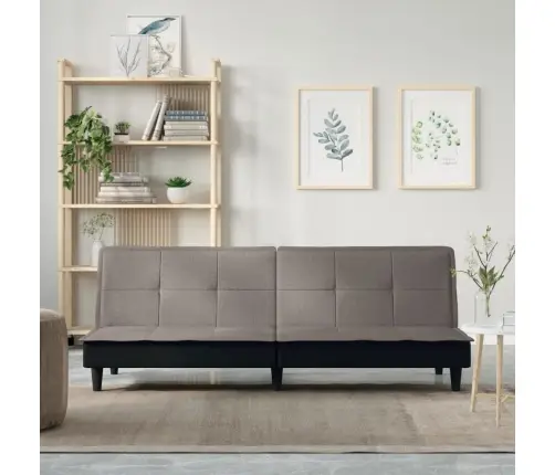 Dīvāngulta, Pelēkbrūns Audums Vidaxl