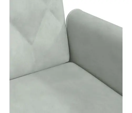 Dīvāngulta Ar Roku Balstiem, Gaiši Pelēks Samts Vidaxl Dīvāngulta Ar Roku Balstiem, Gaiši Pelēks Samts Vidaxl