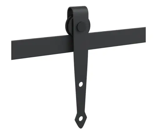 Stumdomų Spintelės Durelių Rinkinys, Juodas, 122cm Plienas