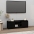 Tv Skapītis Ar Durvīm, Melns, 102X30X36 Cm Vidaxl