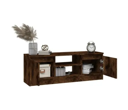 Tv Spintelė Su Durelėmis, Dūminio Ąžuolo, 102X30X36Cm