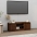 Tv Skapītis Ar Durvīm, Ozolkoka Krāsā, 102X30X36 Cm Vidaxl