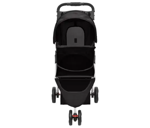 Sulankstomas Vežimėlis Šunims, Juodas, 80X46X98cm Audinys