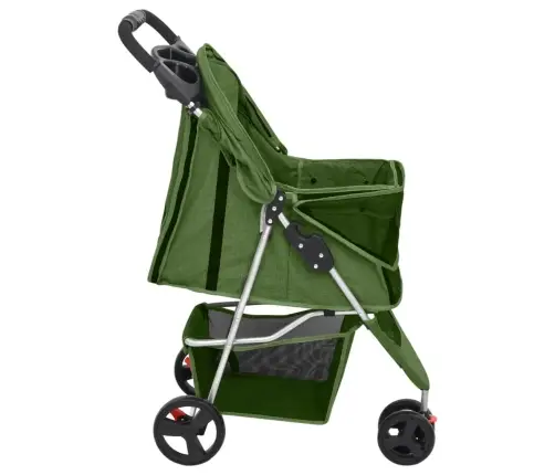 Kokkupandav Koerakäru, Roheline, 80 X 46 X 98 cm Oxford Kangas