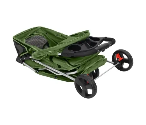 Kokkupandav Koerakäru, Roheline, 80 X 46 X 98 cm Oxford Kangas