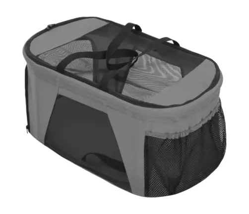 Vežimėlis Šunims, 2 Aukštų, Pilkas, 83X48X97cm Audinys