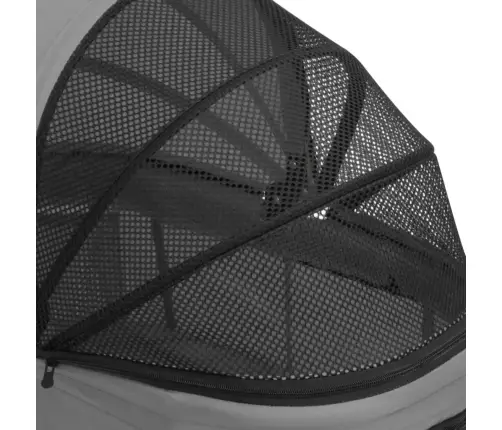 Vežimėlis Šunims, 2 Aukštų, Pilkas, 83X48X97cm Audinys