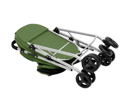 2-Korruseline Kokkupandav Koerakäru, Roheline, Oxford Kangas