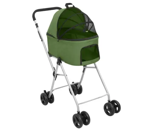 2-Korruseline Kokkupandav Koerakäru, Roheline, Oxford Kangas