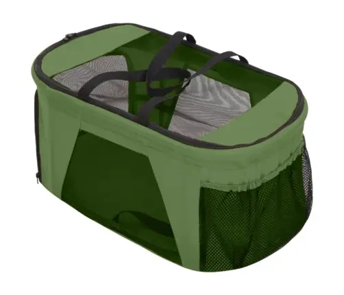 2-Korruseline Kokkupandav Koerakäru, Roheline, Oxford Kangas