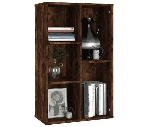 Grāmatu Plaukts, Ozola Krāsa, 50X25X80 Cm, Inženierijas Koks Vidaxl