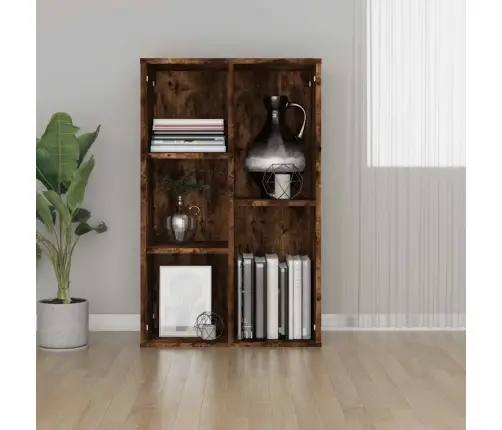 Grāmatu Plaukts, Ozola Krāsa, 50X25X80 Cm, Inženierijas Koks Vidaxl