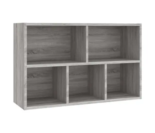 Knygų/Šoninė Spintelė, Pilka Ąžuolo, 50X25X80cm Mediena