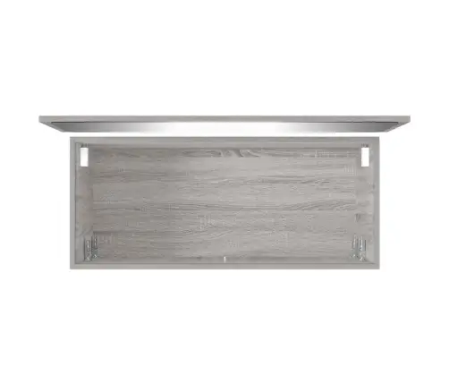 Vonios Baldų Komplektas, 2 Dalių, Pilkas Ąžuolo, Mediena