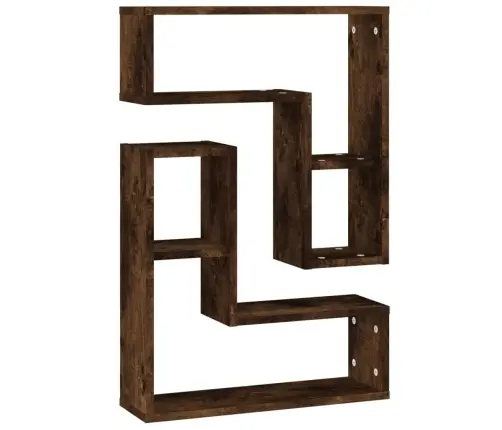 Sienas Plaukti, 2 Gab., 50X15X50 Cm, Inženierijas Koks Vidaxl