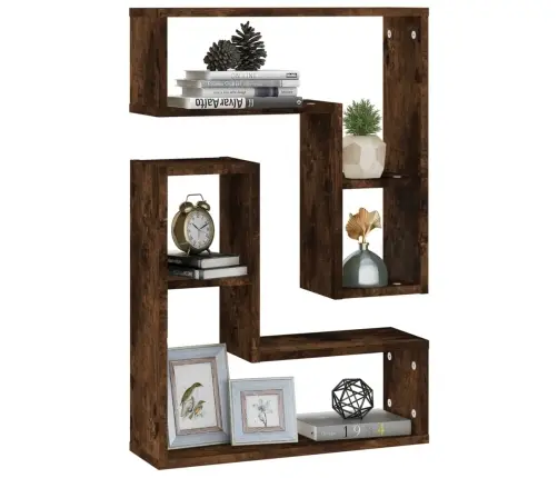 Sienas Plaukti, 2 Gab., 50X15X50 Cm, Inženierijas Koks Vidaxl