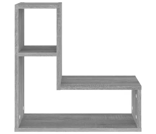 Sienas Plaukti, 2 Gab., Pelēki, 50X15X50 Cm, Inženierijas Koks Vidaxl