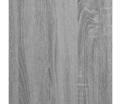 Sienas Plaukti, 2 Gab., Pelēki, 50X15X50 Cm, Inženierijas Koks Vidaxl