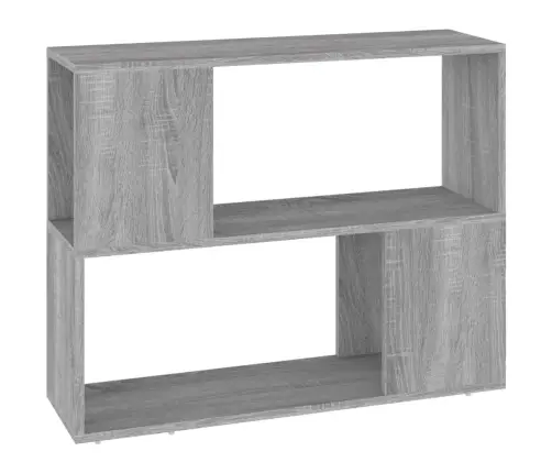 Spintelė Knygoms/Kambario Pertvara, Pilka Ąžuolo, 80X24X63Cm