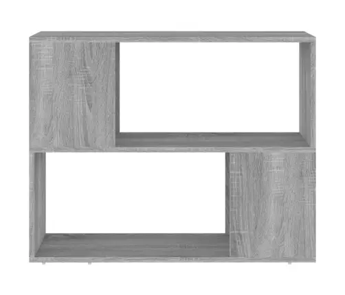 Spintelė Knygoms/Kambario Pertvara, Pilka Ąžuolo, 80X24X63Cm