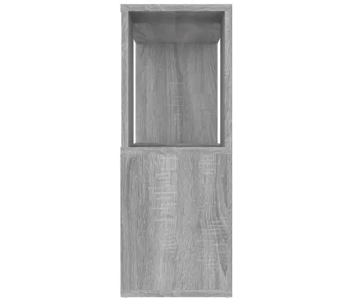 Spintelė Knygoms/Kambario Pertvara, Pilka Ąžuolo, 80X24X63Cm