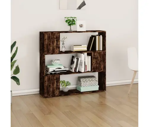 Raamaturiiul/Ruumijagaja, Suitsutatud Tamm, 100 X 24 X 94 Cm