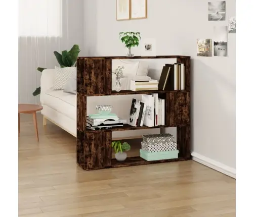 Raamaturiiul/Ruumijagaja, Suitsutatud Tamm, 100 X 24 X 94 Cm