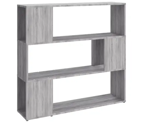 Grāmatu Plaukts, Pelēka Ozolkoka Krāsa, 100X24X94 Cm Vidaxl