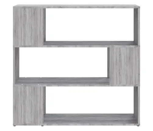 Grāmatu Plaukts, Pelēka Ozolkoka Krāsa, 100X24X94 Cm Vidaxl