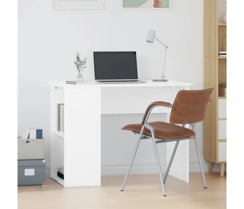 Rakstāmgalds, Balts, 100X55X75 Cm, Inženierijas Koks Vidaxl