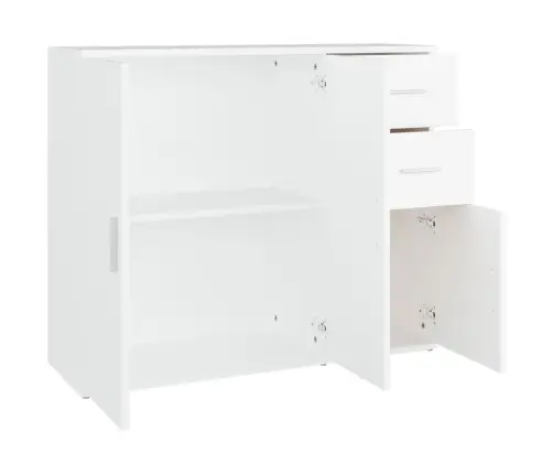 Puhvetkapp, Valge, 91 X 29,5 X 75 cm Tehispuit