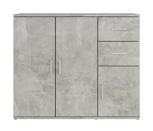 Puhvetkapp, Betoonhall, 91 X 29,5 X 75 cm Tehispuit