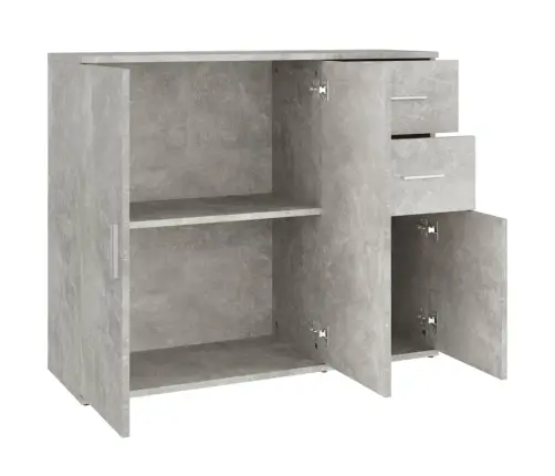 Puhvetkapp, Betoonhall, 91 X 29,5 X 75 cm Tehispuit