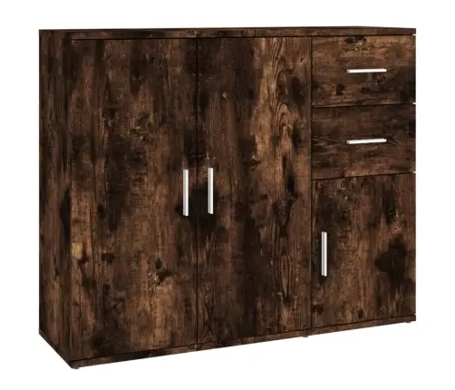 Kumode, Ozolkoka Krāsa, 91X29,5X75 Cm, Inženierijas Koks Vidaxl