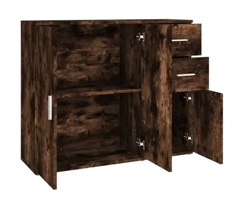 Kumode, Ozolkoka Krāsa, 91X29,5X75 Cm, Inženierijas Koks Vidaxl