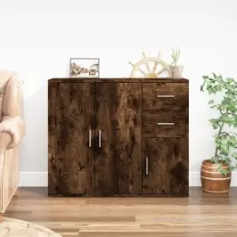 Puhvetkapp, Suitsutatud Tamm, 91 X 29,5 X 75 cm Tehispuit