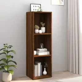 Grāmatu Plaukts/Tv Plaukts, Ozolkoka Krāsa, 36X30X114 Cm Vidaxl
