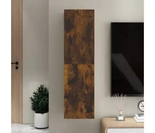 Sienas Tv Skapītis, Ozola Krāsa, 30,5X30X110 Cm Vidaxl