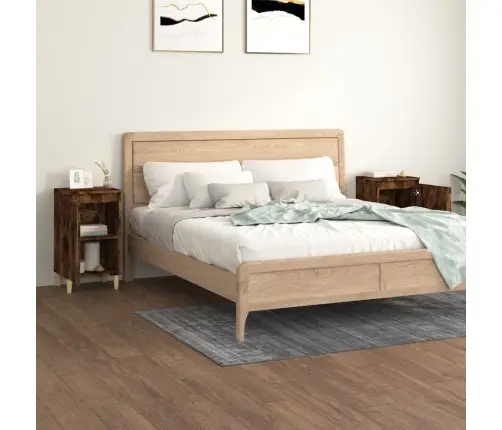 Naktsskapīši, 2 Gb., Koka Krāsa, 40X35X70 Cm, Inženierijas Koks Vidaxl Naktsskapīši, 2 Gb., Koka Krāsa, 40X35X70 Cm, Inženierijas Koks Vidaxl