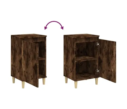 Naktsskapīši, 2 Gb., Koka Krāsa, 40X35X70 Cm, Inženierijas Koks Vidaxl Naktsskapīši, 2 Gb., Koka Krāsa, 40X35X70 Cm, Inženierijas Koks Vidaxl