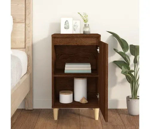 Naktsskapītis, Ozolkoka Krāsa, 40X35X70 Cm, Inženierijas Koks Vidaxl Naktsskapītis, Ozolkoka Krāsa, 40X35X70 Cm, Inženierijas Koks Vidaxl