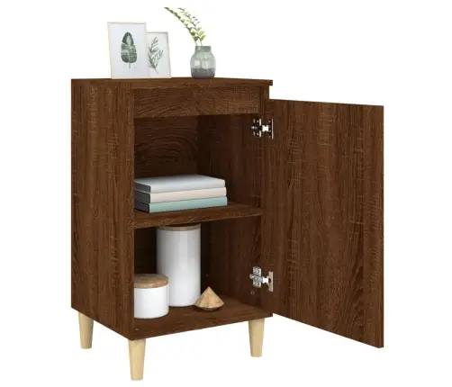 Naktsskapīši, 2 Gab., Ozolkoka, 40X35X70 Cm, Inženierijas Koks Vidaxl