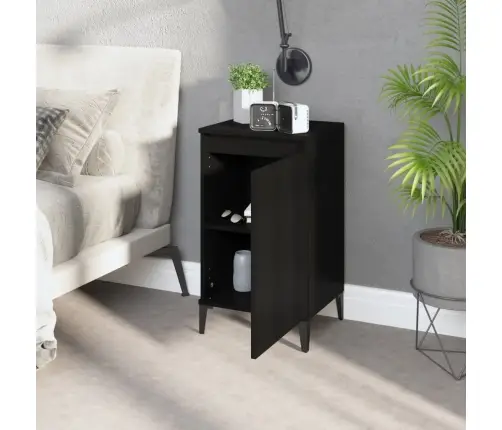 Öökapid 2 Tk, Must, 40X35X70 cm Tehispuit