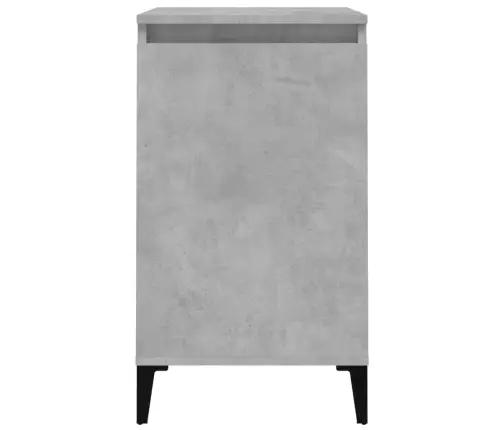 Naktinė Spintelė, Betono Pilka, 40X35X70cm Apdirbta Mediena