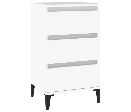 Naktsgaldiņš, 40X35X70 Cm, Inženierijas Koks, Balts Vidaxl