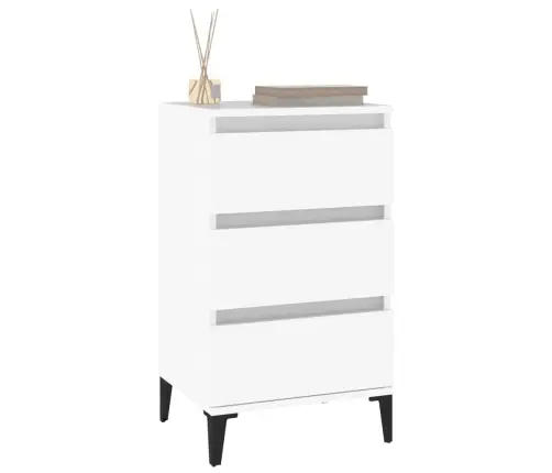 Naktsgaldiņš, 40X35X70 Cm, Inženierijas Koks, Balts Vidaxl